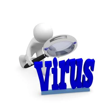 Virus search 스톡 일러스트