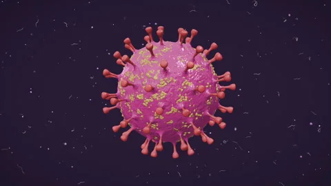 Virus - Simple - Pink - 4K - 30 FPS Video stock 304959412