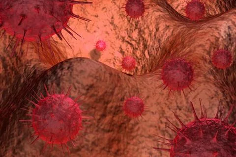 Virus spread... Stock Illustration