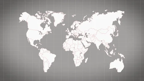 Virus spreads world map. global pandemic and epidemic. virus alert Stock Footage 123789392