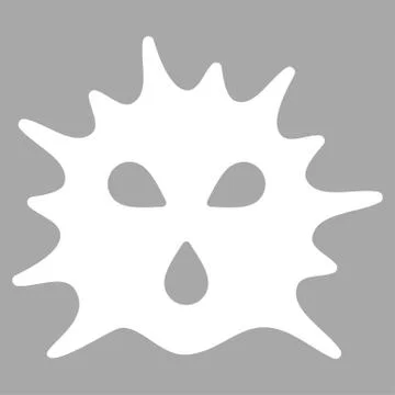 Virus Structure Vector Icon Illustrazione stock