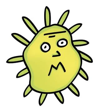 Virus of swine flu Stock Illustration