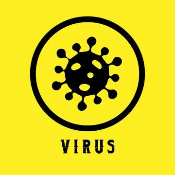 Virus Symbol Stock Illustration