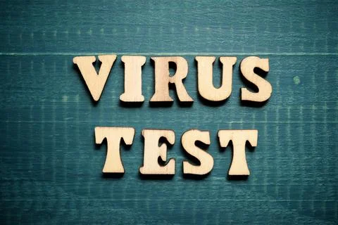 Virus test concept Фото