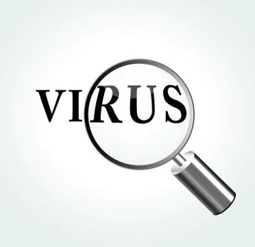 Virus theme illustration Stock Illustration