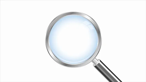 Virus under a magnifying glass Stock Footage 127322447
