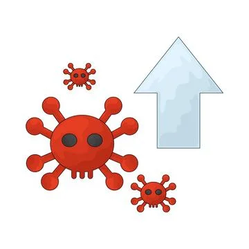 Virus Upload illustration Stockillustratie