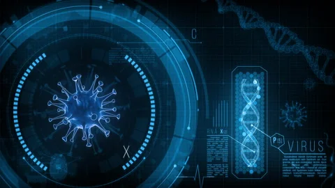 Virus User Display Stock Footage 168361259