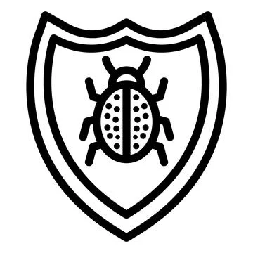 Virus Vector Icon Design Illustration Illustrazione stock