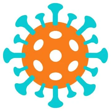 Virus virion vector icon Stock Illustration