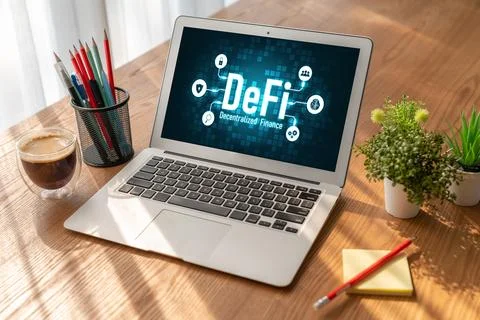 Virus warning alert on computer screen detected modish cyber threat Stock Photos