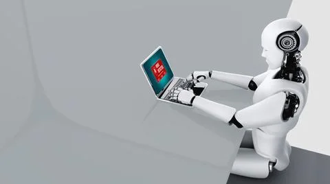 Virus warning alert on computer screen detected modish cyber threat Foto stock