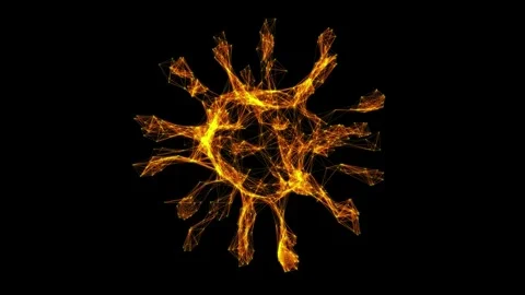 Virus wire.mp4 Video stock 343872370