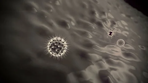 Viruses in the human body Vídeos de archivo 125637909