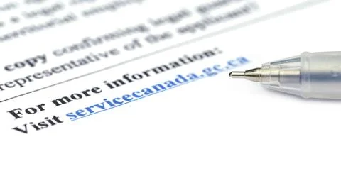 Visa application form details Stock Photos