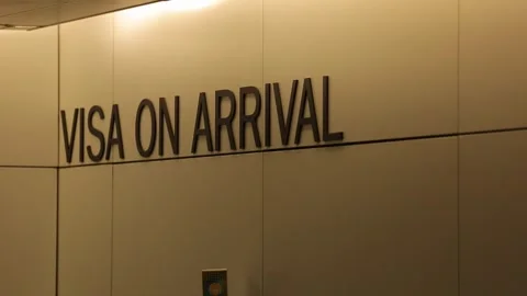 Visa on Arrival Stock Footage 244625561