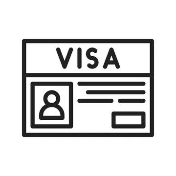 Visa icon image. Stock Illustration
