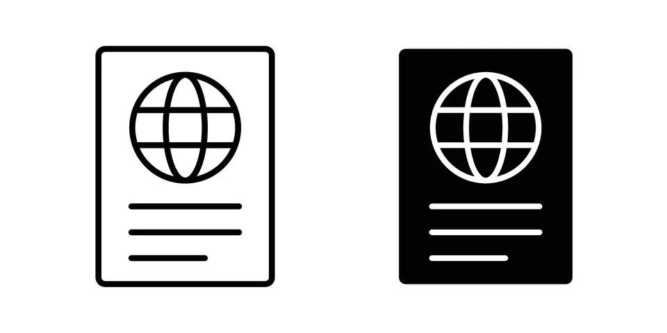 Visa icon for web projects Stock Illustration