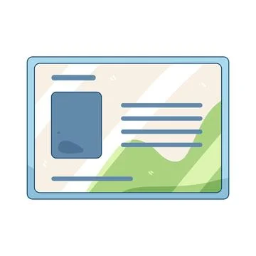 Visa Stock Illustration