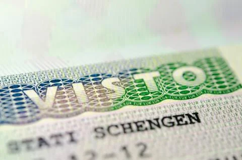 Visa passport Stock Photos