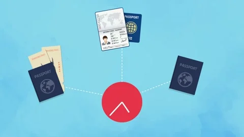 Visa Processing Time Animation - Study Abroad Stock Footage 279616580