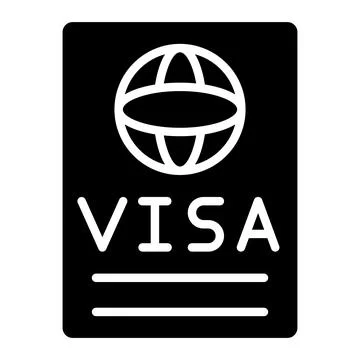 Visa Vector Icon Design Illustration 스톡 일러스트