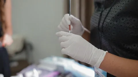 Visage master mix the paint Stock Footage 64789071