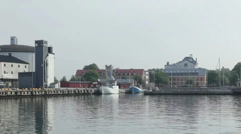 Visby in sweden Stock Footage 25494200