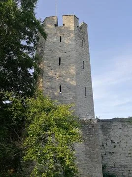 Visby Tower, North. 库存照片