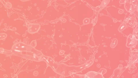 Viscous Splashes of Transparent Liquid Stock Footage 304799924