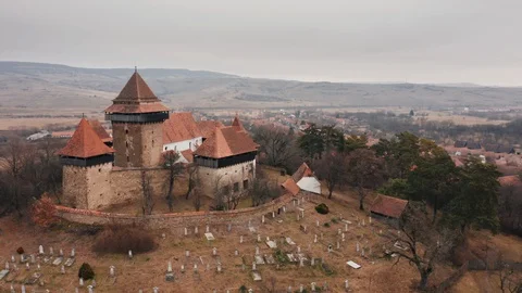 Viscri, Transylvania Stock Footage 128924898