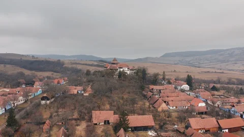 Viscri, Transylvania Stock Footage 128946125