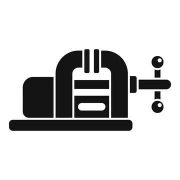 Vise clamping tool for workshop and garage work Stock Illustration