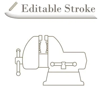 Vise Icon Stock Illustration