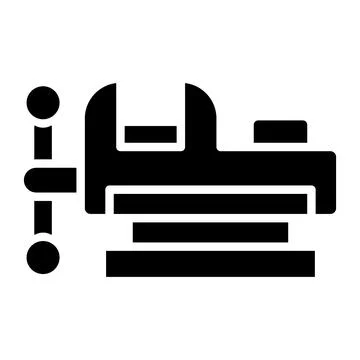 Vise Vector Icon Design Illustration Stock Illustration