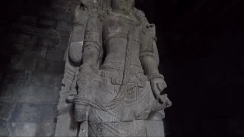 Vishnu Statue inside Vishnu Temple Cell,... | Stock Video | Pond5