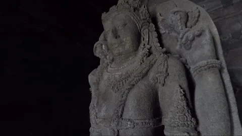 Vishnu Statue inside Vishnu Temple Cell,... | Stock Video | Pond5