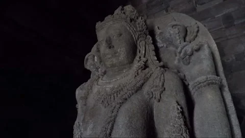 Vishnu Statue Inside Vishnu Temple Cell, 