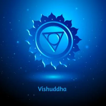 Vishuddha chakra Stock Illustration
