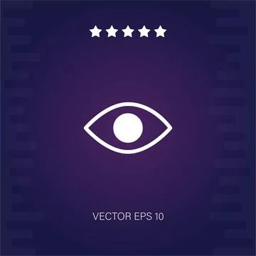 Visibility  icon Stock Illustration
