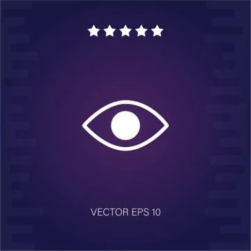 Visibility vector icon Stock Illustration