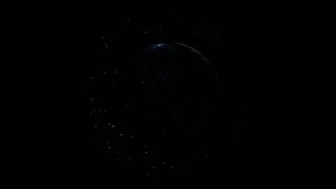 Visible Earth, Blue Marble Digital Clouds. planet Earth rotating animation Stock Footage 82765359