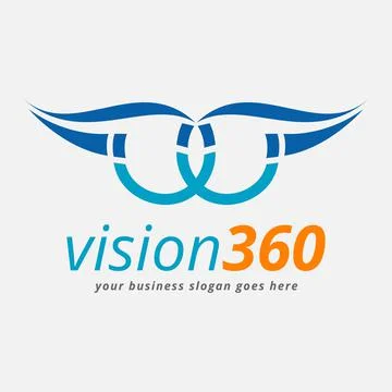 Vision 360 Logo Stock Illustration