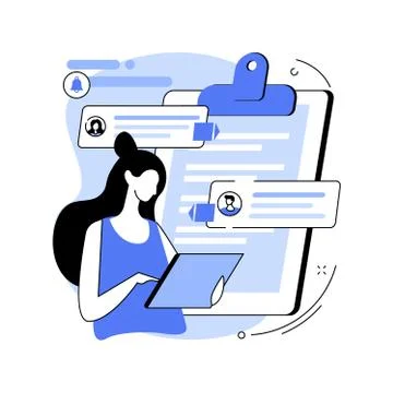 Vision and scope document abstract concept vector illustration. Stock Illustration