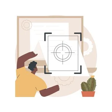 Vision and scope document abstract concept vector illustration. 스톡 일러스트