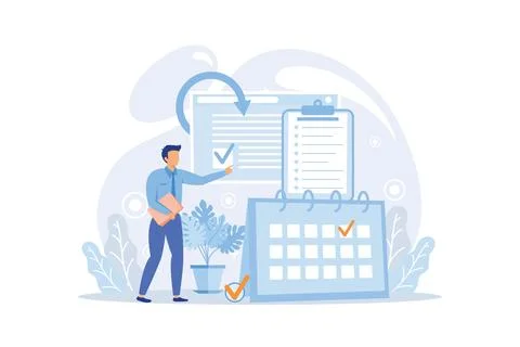 Vision and scope document abstract concept vector illustration. Vision stat.. Stock Illustration