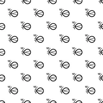 Vision angle icon, simple style Illustrazione stock