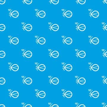 Vision angle pattern vector seamless blue Stock Illustration