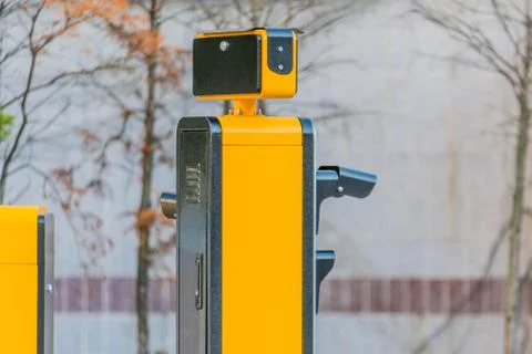 Vision-Based Parking Management Stock Photos