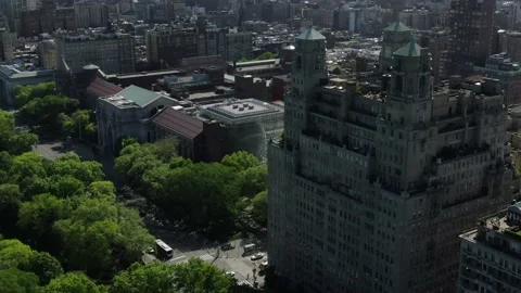Vision of Central Park during the covid-19 pandemic Video stock 130911015